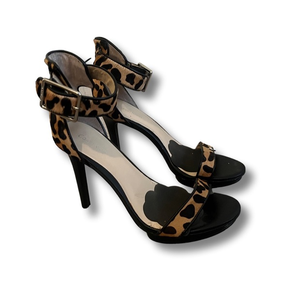 calvin klein open toe heels